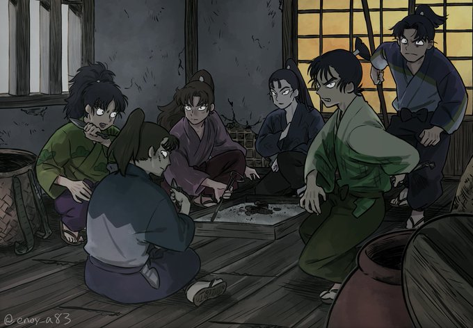 伊作「#nin_draw 「善法寺伊作」+10min 」|上ノ段有稀🎈のイラスト