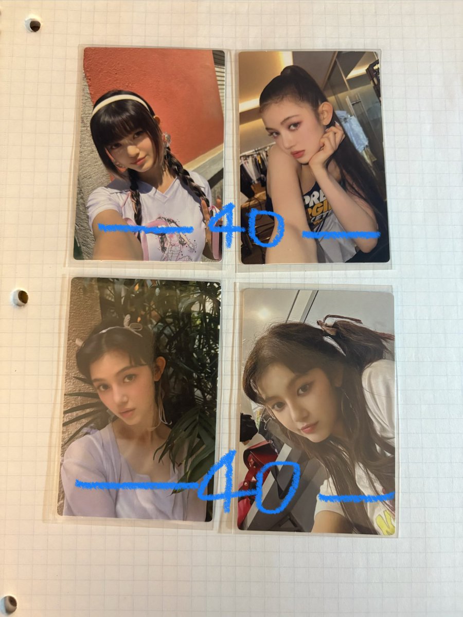 seeuncaptor's tweet photo. drop variados njz newjeans

valores nas imagens + frete calculado por superfrete

envio vídeos na dm

também vendo em set/aceito ceg, basta me avisar https://t.co/b4DiAloLkD