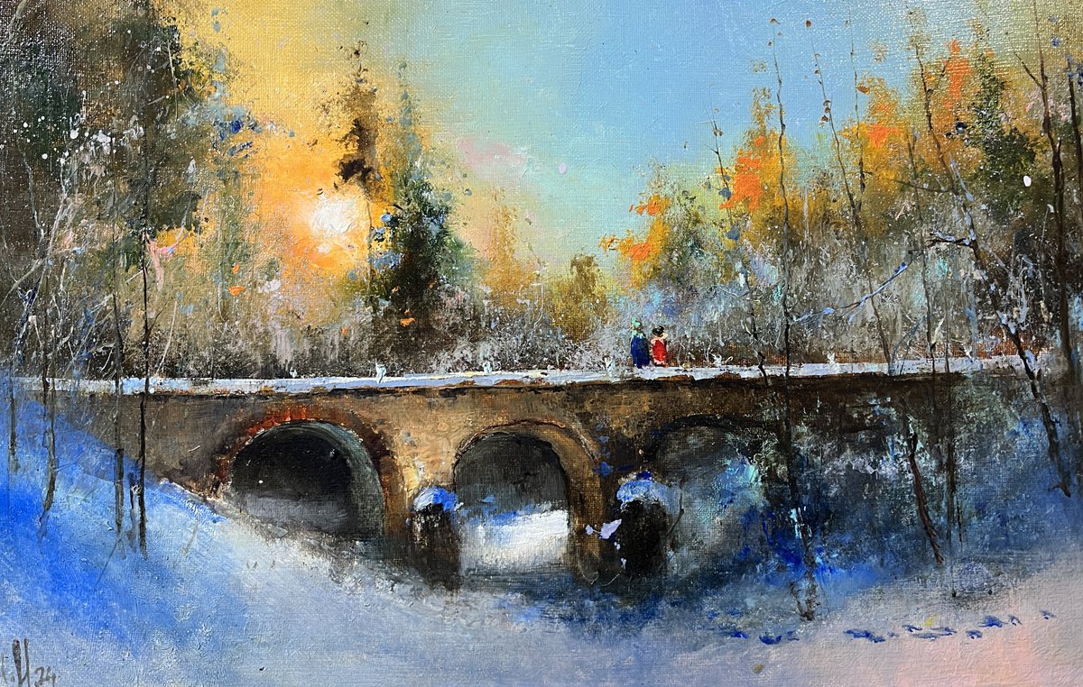 Чуть подшаманил картину 2024 года "Старый мост . Мцыри" ( 30/50 см ., холст / масло , only сегодня ->25 т₽)
Всем доброго дня и хорошего настроения