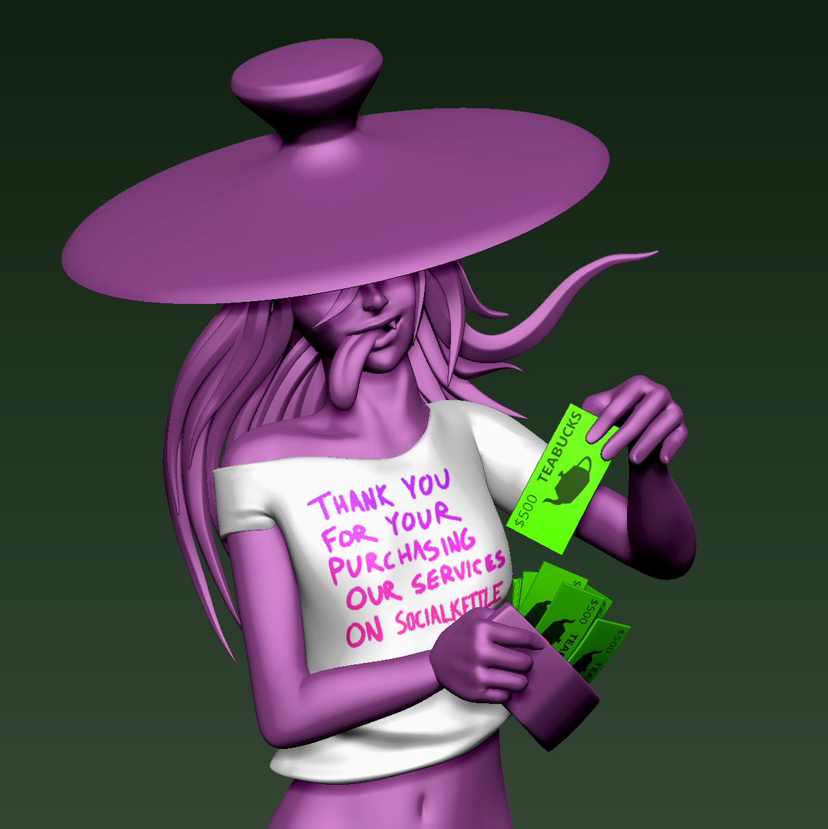 Is this a 3D model? tweet media