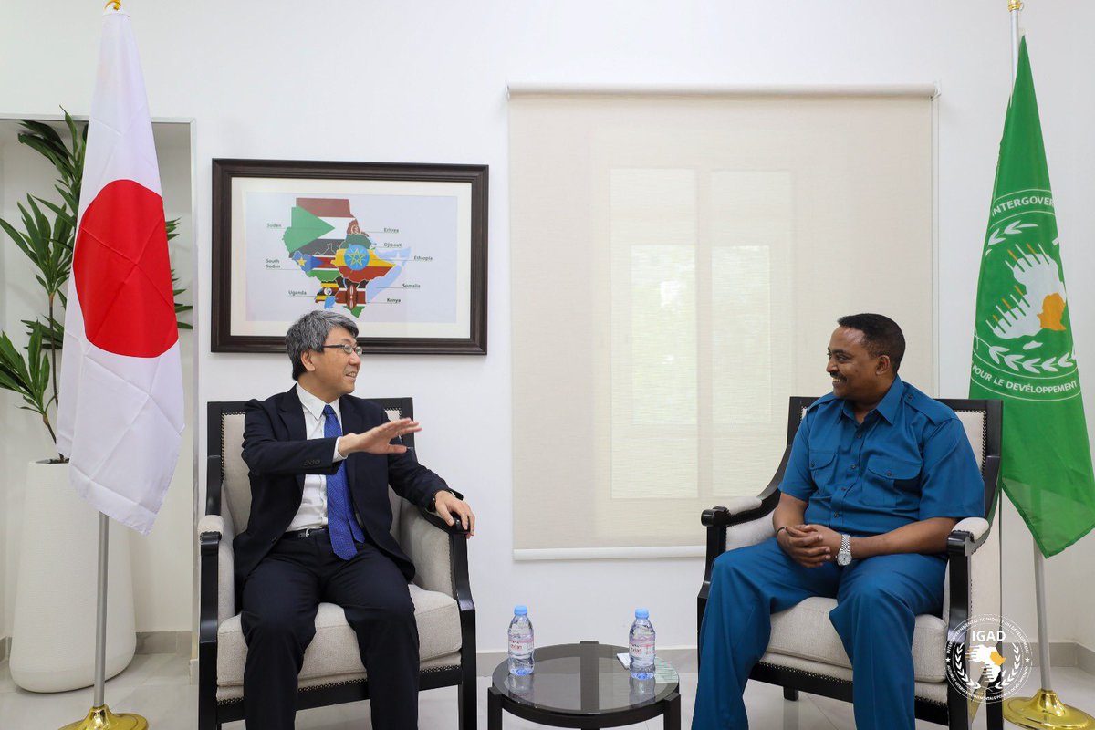 The IGAD region, home to over 280 million people, 65% of whom are youth, depends on strong partnerships to realise its potential. Japan has been a longstanding supporter of IGAD’s leadership, youth, and gender programs. This morning in Djibouti, I received H.E. Okochi Akihiro,