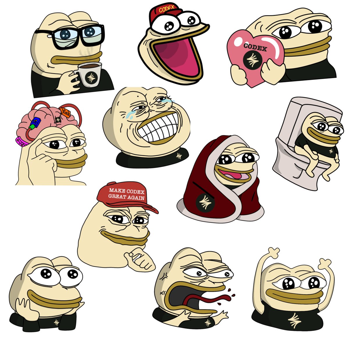 I created a sticker pack for <a href="/codexfx/"></a>  and I really hope you all love it as much as I do. I put a lot of effort into it. Wishing everyone great vibes, friends!