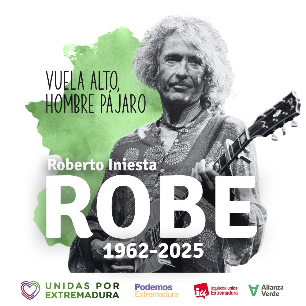 🪻 Hay que dejar el camino social alquitranado porque en él se nos quedan pegadas las pezuñas, hay que volar libre al sol y al viento repartiendo el amor que tengas dentro

Se nos va el poeta de la tierra, el que nos decía que amasémonos para que se nos ensanchara el alma 🖤