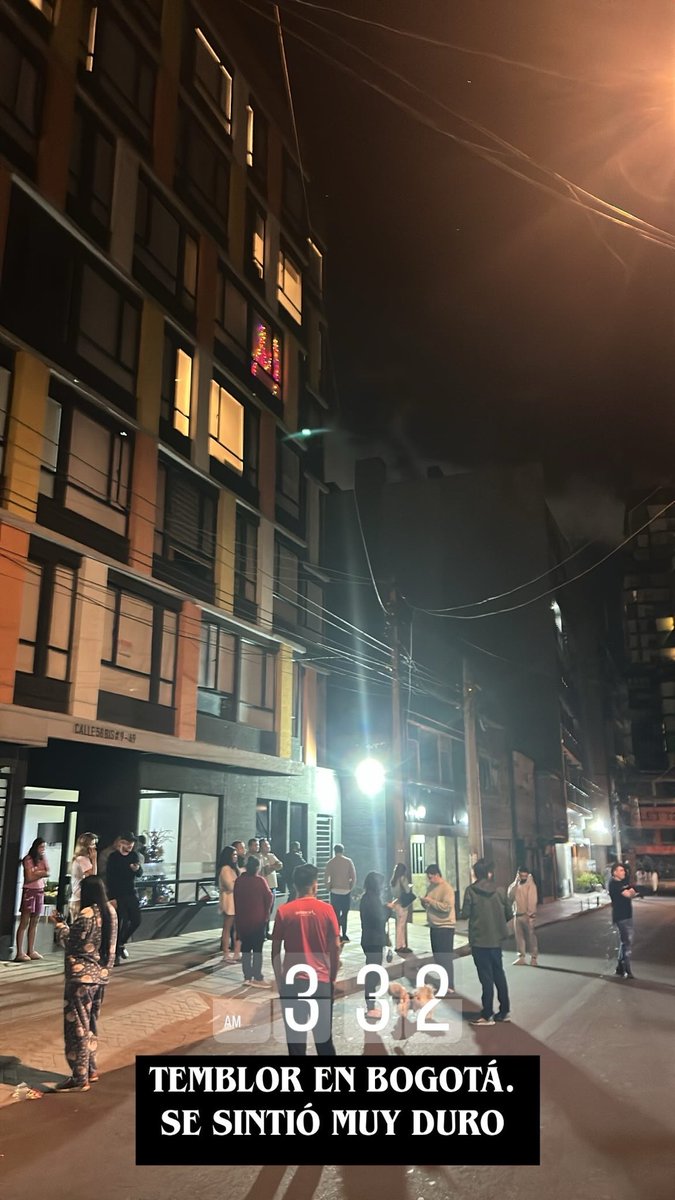 Se sintió muy duro el temblor en Bogotá.