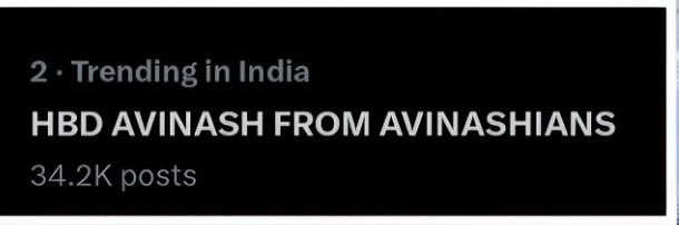 Avinash Mishra tweet media