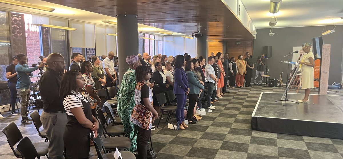 SAHRCommission's tweet image. National Anthem | The singing of the South African National and African Union anthems to mark the official start of the 2025 International Human Rights Day #30years