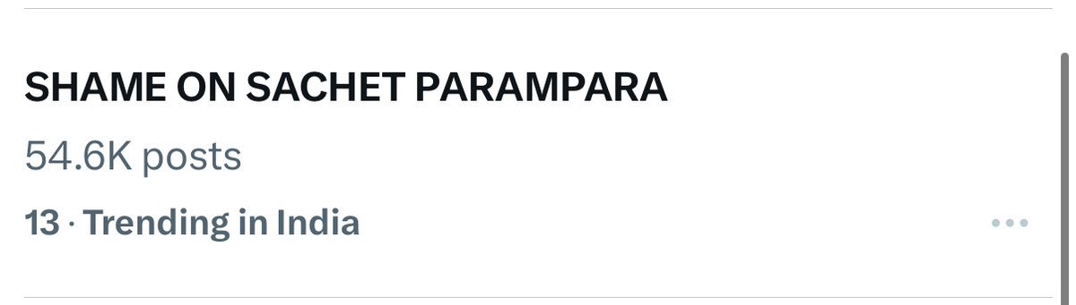 Sachet–Parampara after dropping that nonsense be like 
 ‘Log appreciate karenge…'
LE APPRECIATION 👇
Someone please wake them up to reality… they’re clearly living in a fantasy DLC.

SHAME ON SACHET PARAMPARA