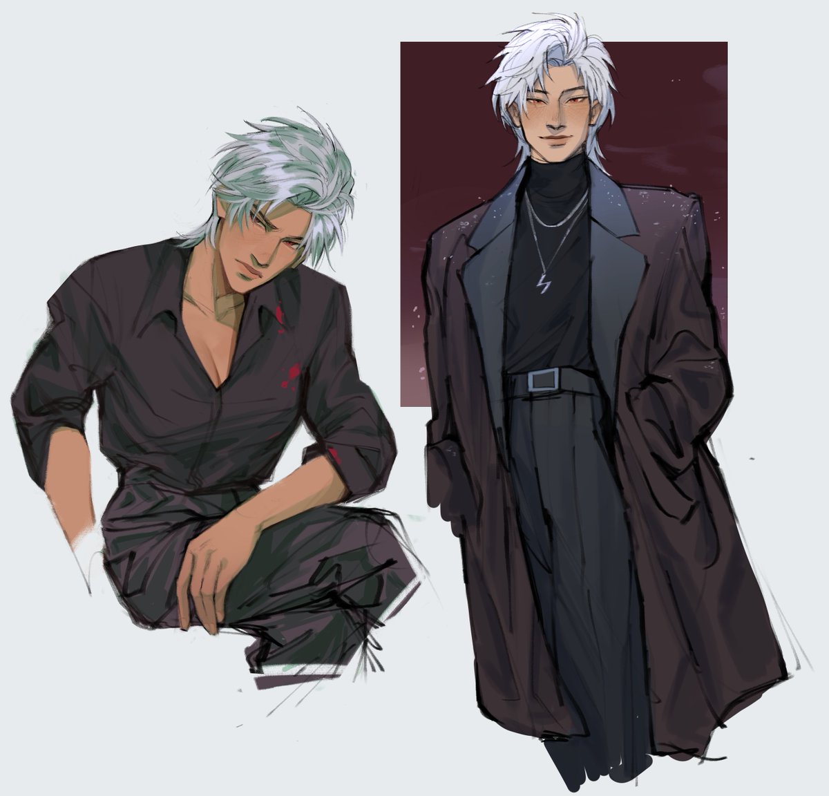 pzxce's tweet image. // genderswap
butch lesbian sylus doodles💋