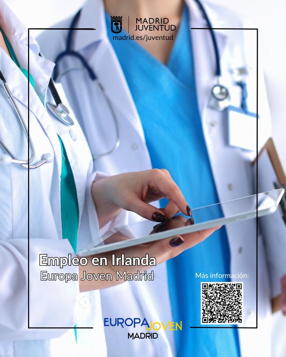 Empleo en Irlanda: Asistente sanitario ‍ Fecha límite: 31 de diciembre 2025 Recuerda que con <a href="/EuresSpain/">EURES España</a>  puedes beneficiarte de ayudas. Contacta con tu consejero EURES más cercano para más información. europajoven.org/noticias/ 

#MadridEsJoven