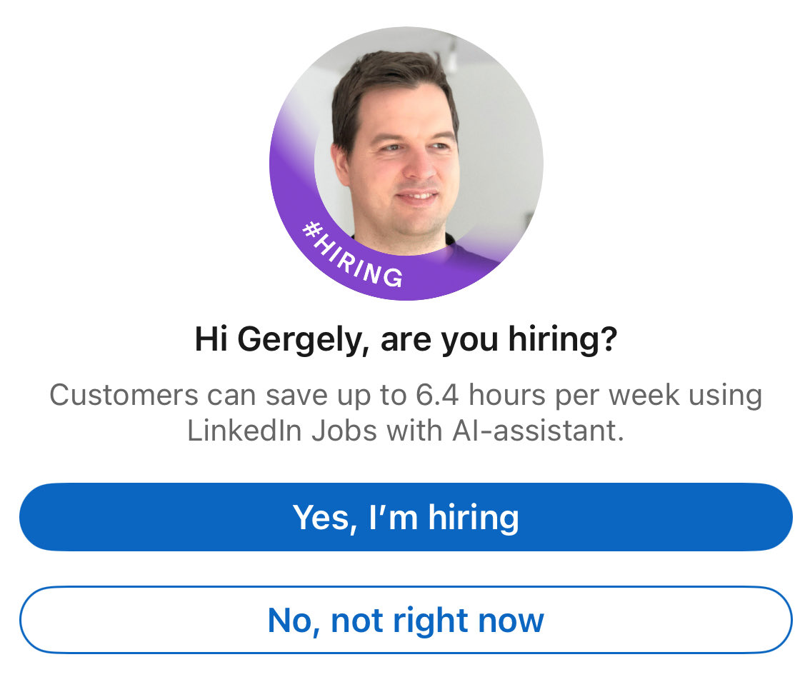 GergelyOrosz's tweet image. LinkedIn feels really desperate trying to upsell AI products, everywhere. “Rewrite with AI” on the bottom of my every post (and so my LI feed is full of AI slop)

Now recommending doing hiring with AI - when LI Jobs inbound is already flooded with AI applications and thus mostly…