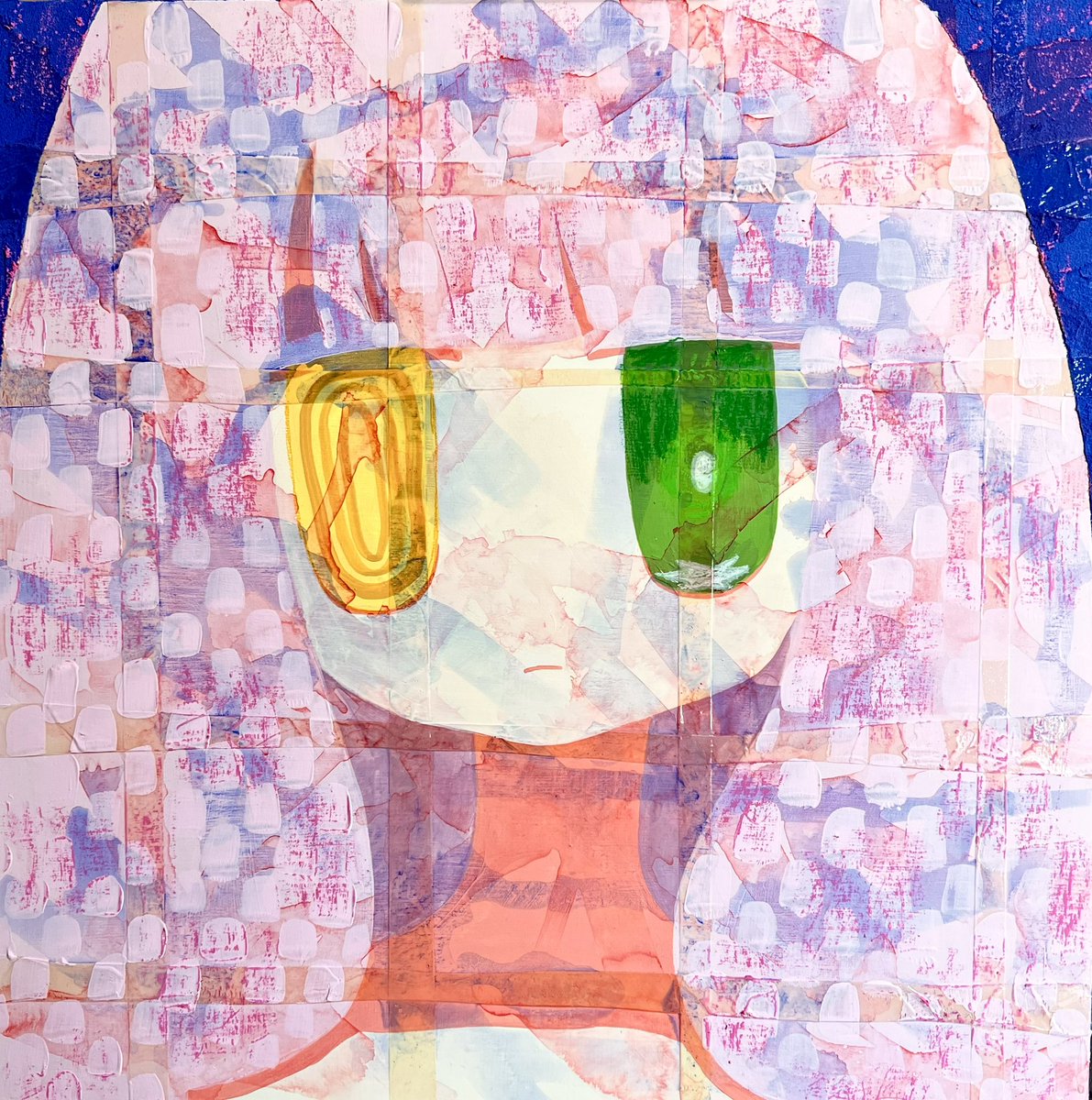 ノイズ除去】 2025.12.10 S10号(530×530mm) アクリルガッシュ