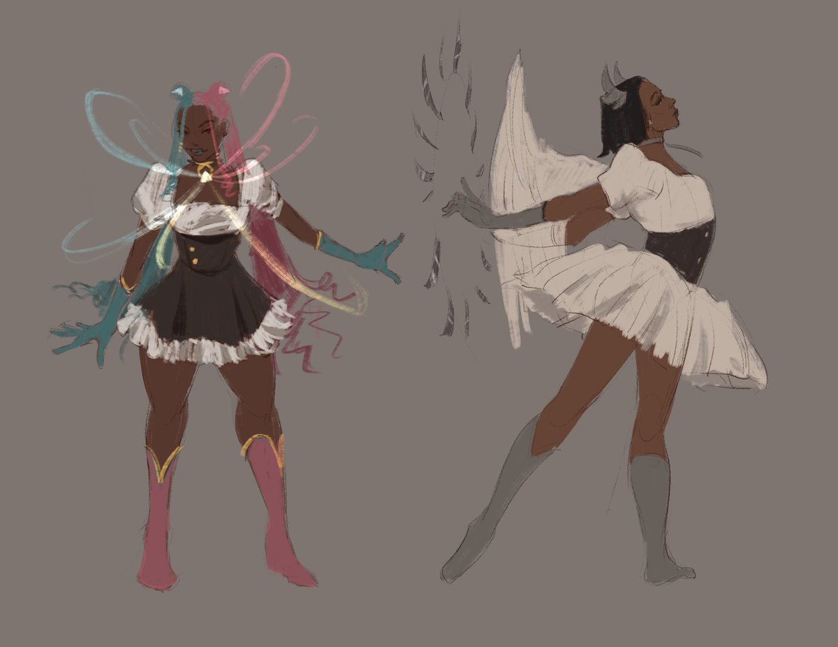 magical girl prism and coupe b/c i cant sleep