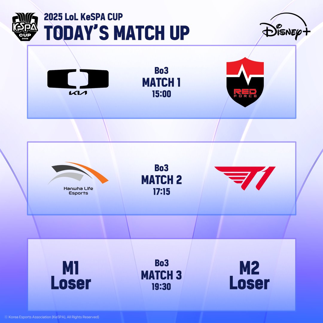 Today’s Match-up 안내 이미지