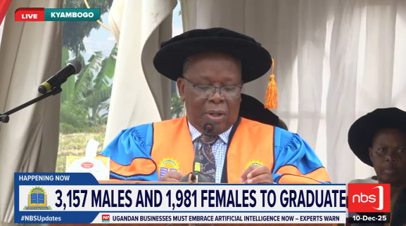Prof. Fred Wabwire-Mangen: Do not consider this the end of a journey; it is only a milestone in your educational achievements. 

Remember to come back for more, as you have heard; there is much more ahead, including Master’s and PhD programmes.

#NBSUpdates #KyU21stGrad