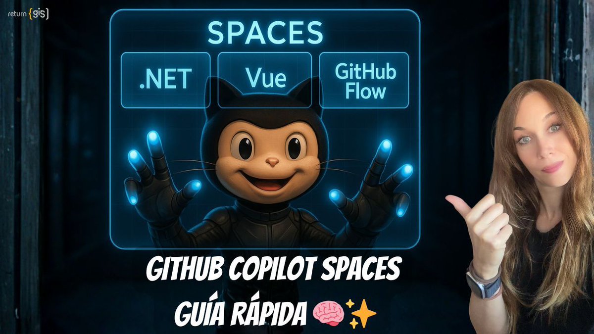 0GiS0's tweet image. ¡Hola developer! 👋🏻✨
Nuevo vídeo en el canal: Guía rápida de GitHub Copilot Spaces 🚀🧠

Los Spaces te permiten dar contexto al modo agente de Copilot, ya sea el que viene de caja o uno creado por ti.

En el vídeo te cuento:
👉 Qué son
👉 Cómo usarlos en tu IDE
👉 Cómo funcionan…