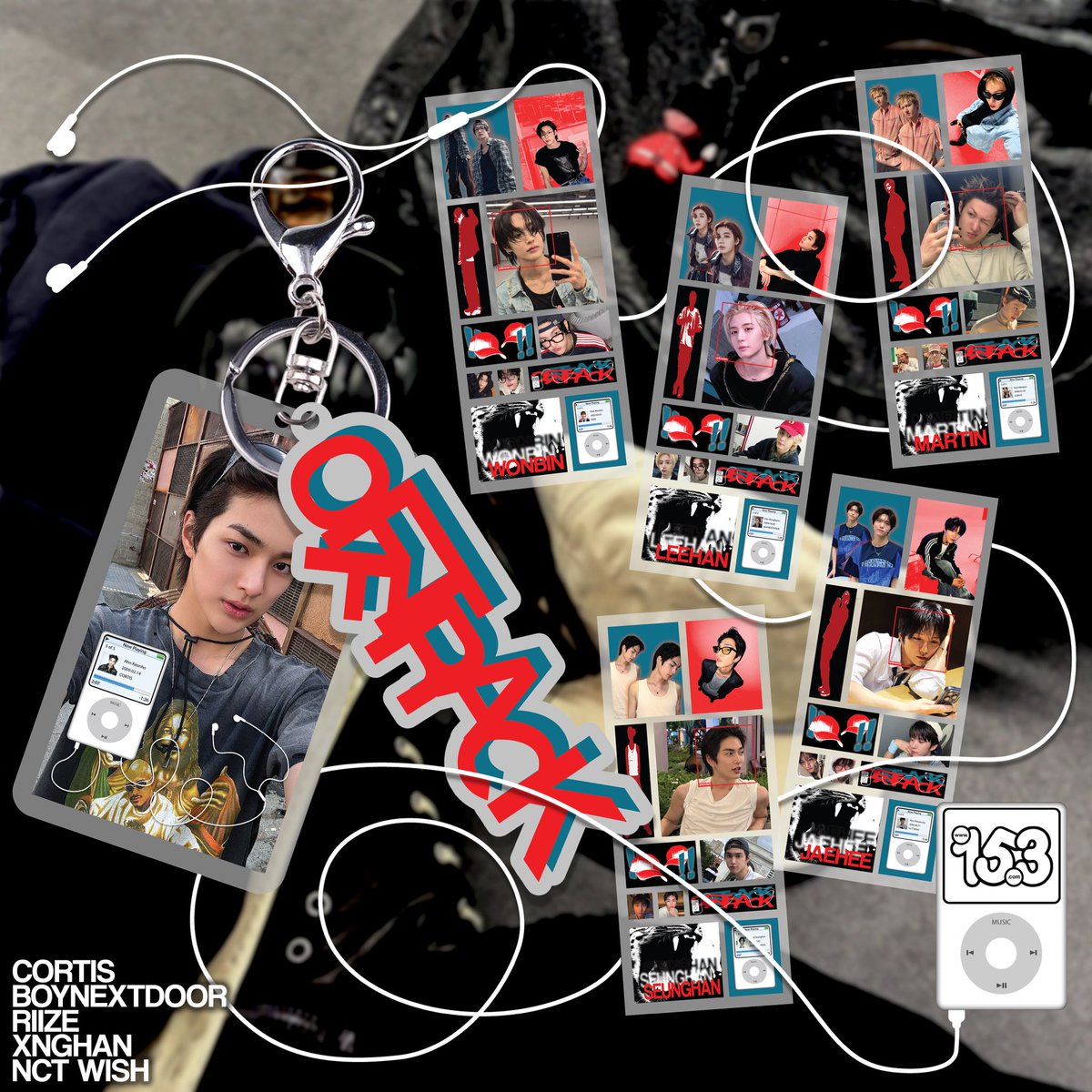 open pre-order OFFTRACK ᖰᖳ  by www153com

catalogue :
• sticker sheet
• keychain

🗓️ 12.10 - 12.15

Available for CORTIS, BOYNEXTDOOR, RIIZE, XNGHAN, &amp; NCT WISH
🔗 bit.ly/153OFFTRACK or link in bio

WW GO please kindly contact us first!
thank you <3