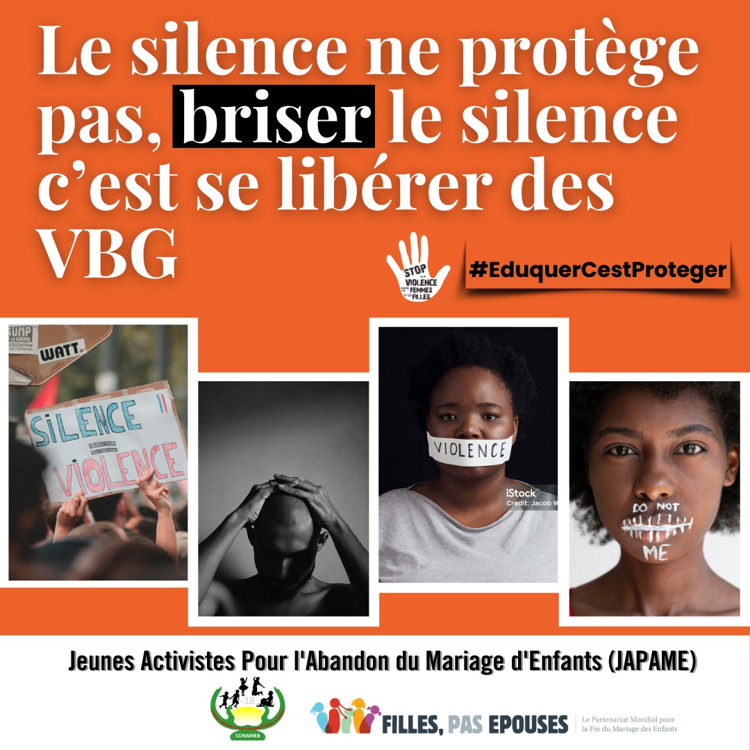 JapameB's tweet photo. Le silence ne protège pas. À travers cette campagne, nous sensibilisons la communauté sur l’importance de protéger les filles et de soutenir leur éducation.

https://t.co/3LCwvD87k2 

#EduquerCestProteger #16JoursdActivisme #JAPAME2025 https://t.co/MGWNqfldfw