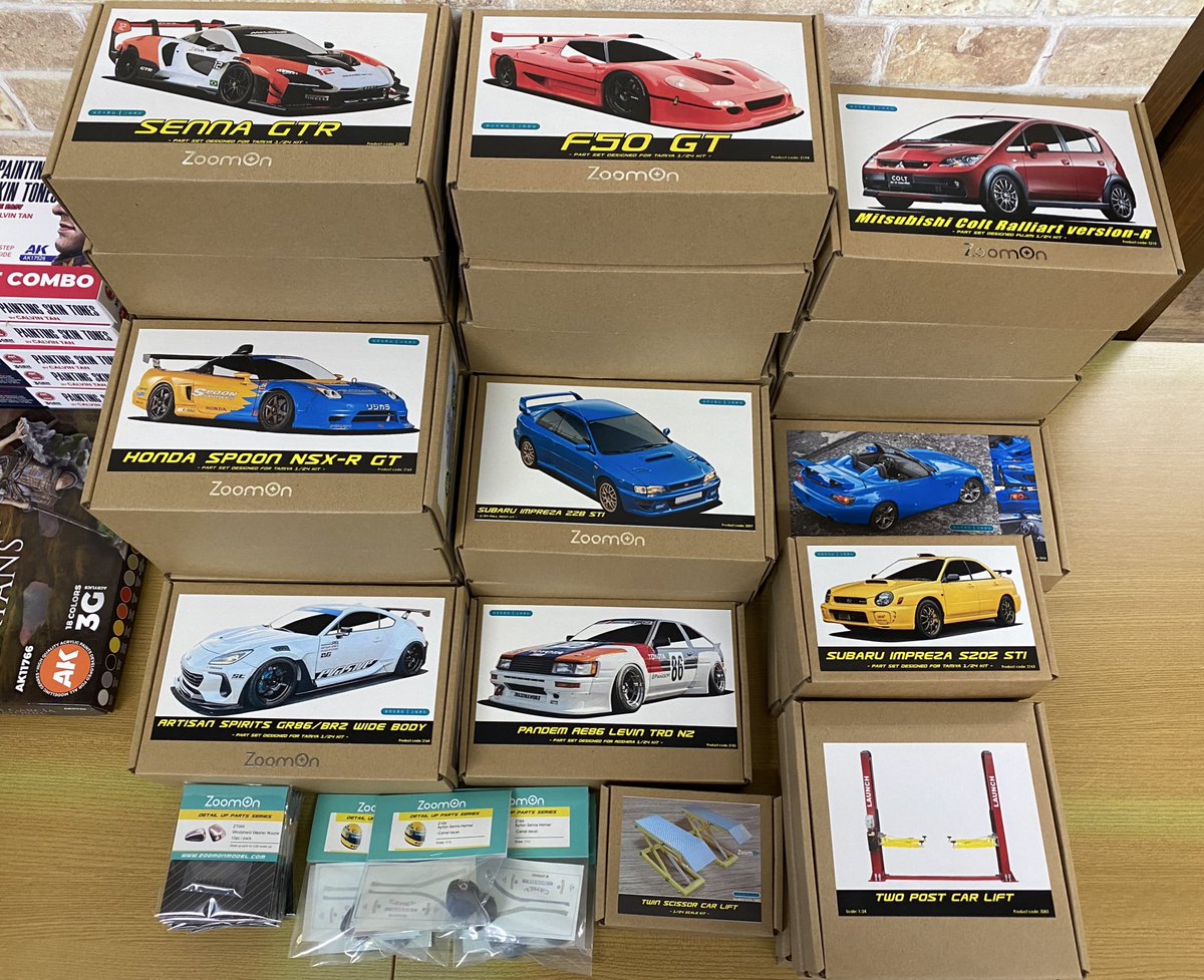 memory_corp's tweet image. 香港のカーモデル模型メーカー
ZoomOn製品　新規&amp;amp;再入荷しました❗️

セナGTRや前回即日完売したコルトラリーアートも入荷しました！

レジン製のフルキットやトランスキットが入荷です。

当店発注のタイミングでご希望商品の取り寄せも可能です。

店頭及び通販サイトで販売中です！…