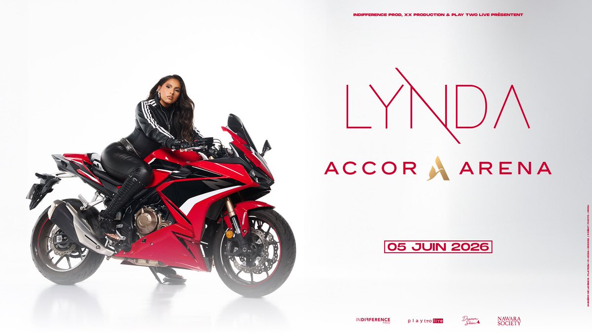 IndifferenceP's tweet image. 🎫 La billetterie est officiellement ouverte !

@Lynda_officiel vous attend à l’@Accor_Arena pour un moment unique… ne passez pas à côté.

Prenez vos places maintenant !🔥

🔗 bit.ly/lynda-accor-ar…
