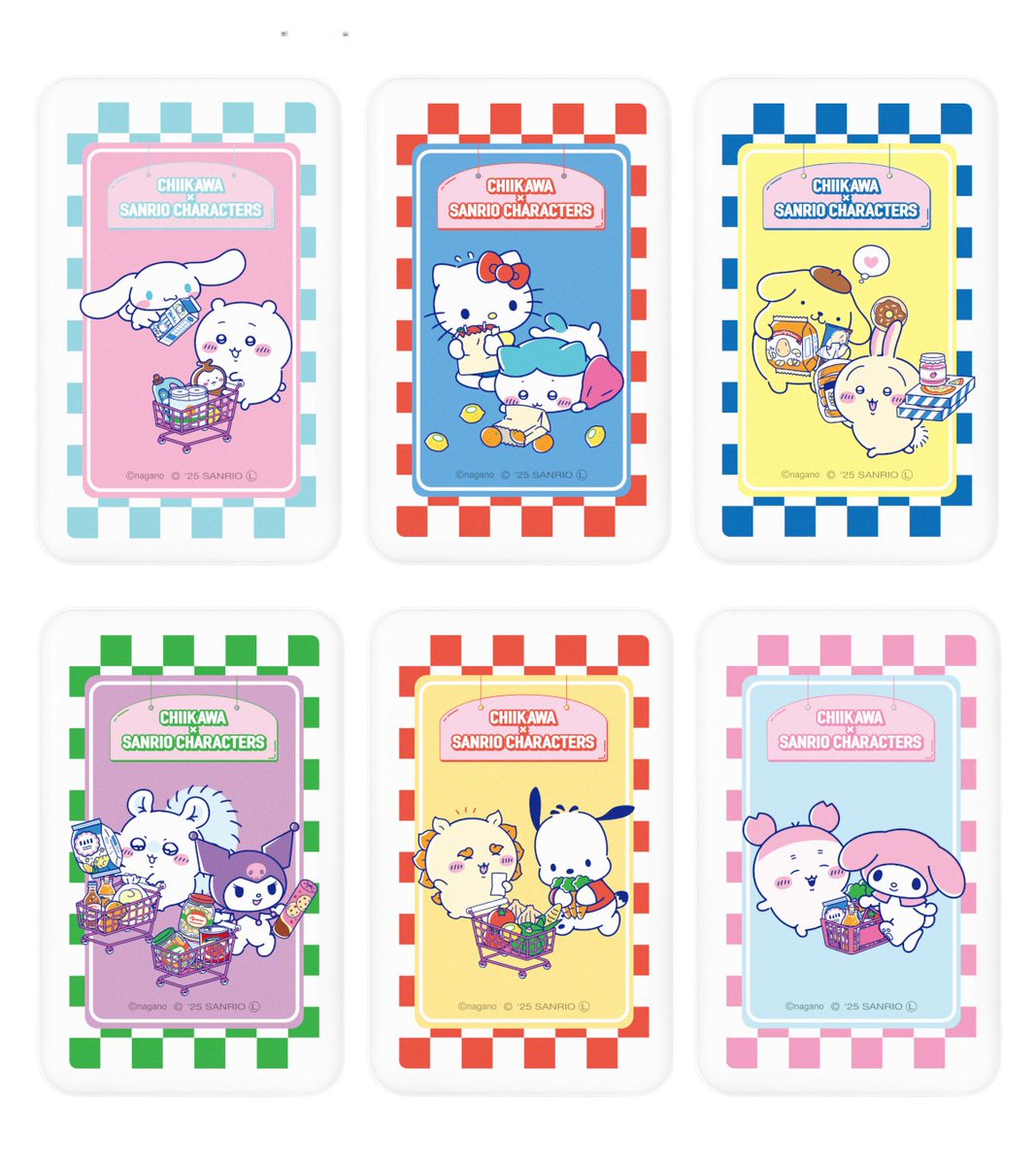 ちいかわ×サンリオキャラクターズ スーパーマーケットなMagSafe対応