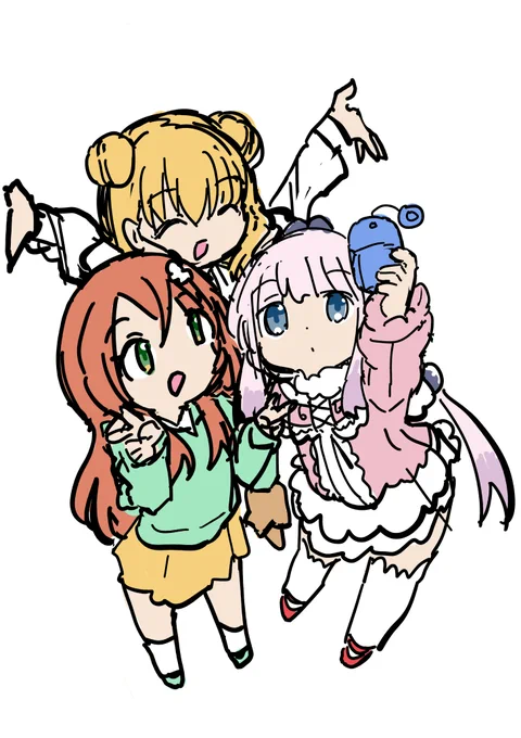 カンナ15巻の表紙案のラフ!明日11日発売です!よろしくお願いします!