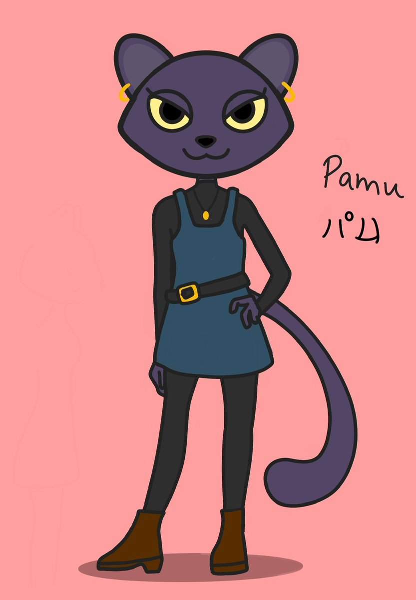 kiiwiiscribblz's tweet photo. Here’s something I forgot about! My Aggretsuko oc I drew a while back. She’s a puma, and she’s the daughter of a high ranking Yakuza member. Please say hi to Pamu! #Aggretsuko #ocart #aggretsukooc https://t.co/9zboeoJLmW