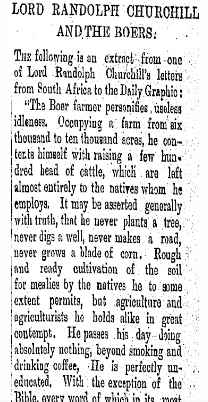 No such thing as "White farmers" as White men can barely withstand the African sun to farm,