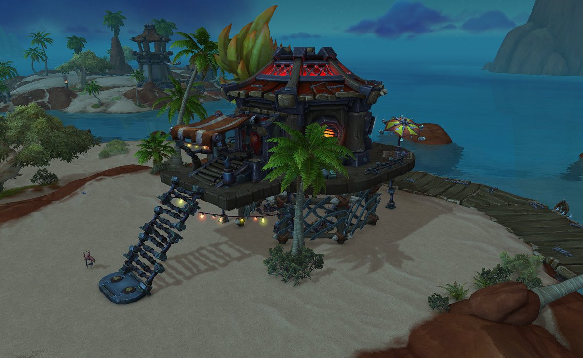 Goblin Beach Bungalo update #wowhousing #worldofwarcraft