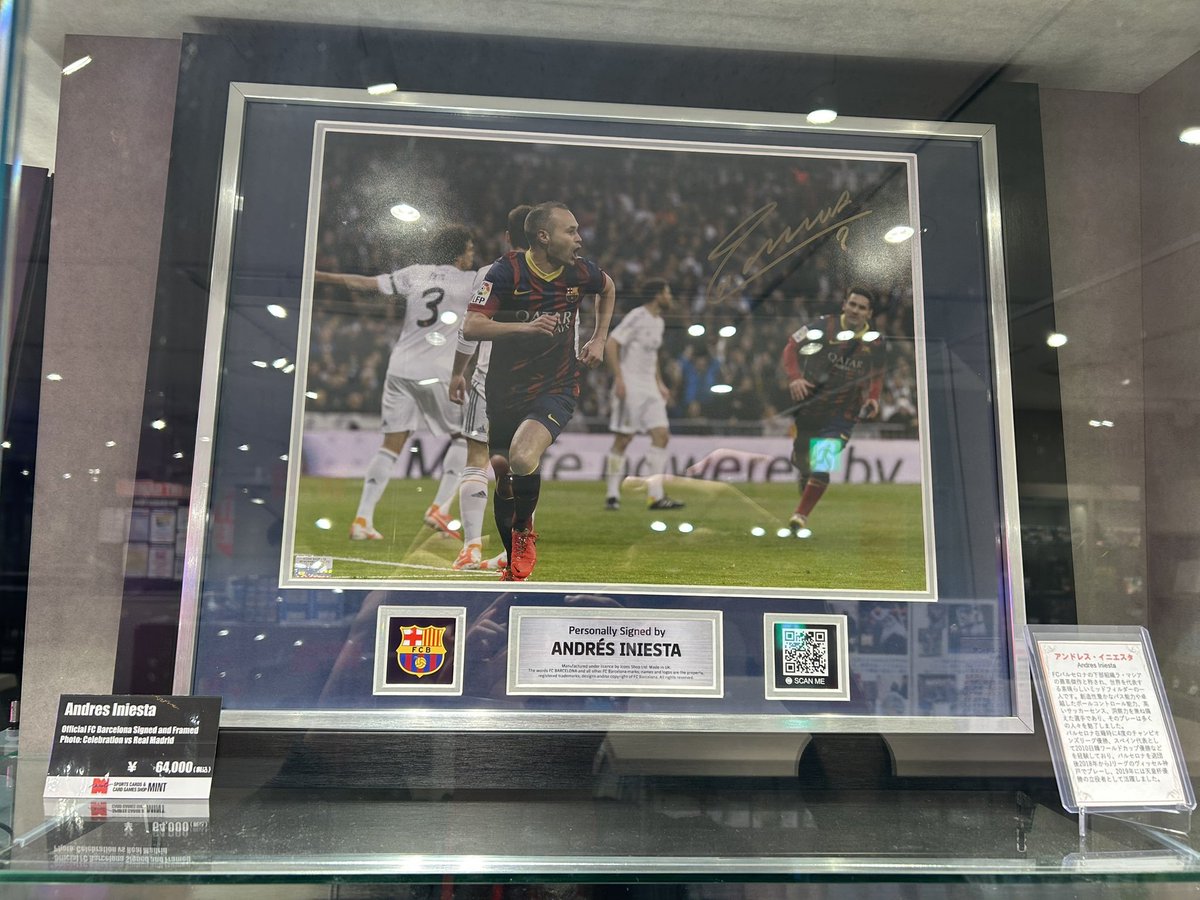 MINT名古屋店 情報】 アンドレス・イニエスタ バルセロナが誇る 世界