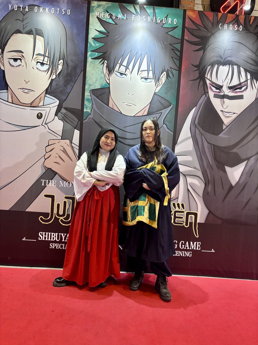 donburihhh's tweet photo. Pertama kali banget cosplay Utahime di Fan Screening Jujutsu Kaisen Shibuya Incident x The Culling Game 💖💥 #JujutsuKaisen #cgv #JujutsuKaisen #jjk https://t.co/mtVdkv0Yq6