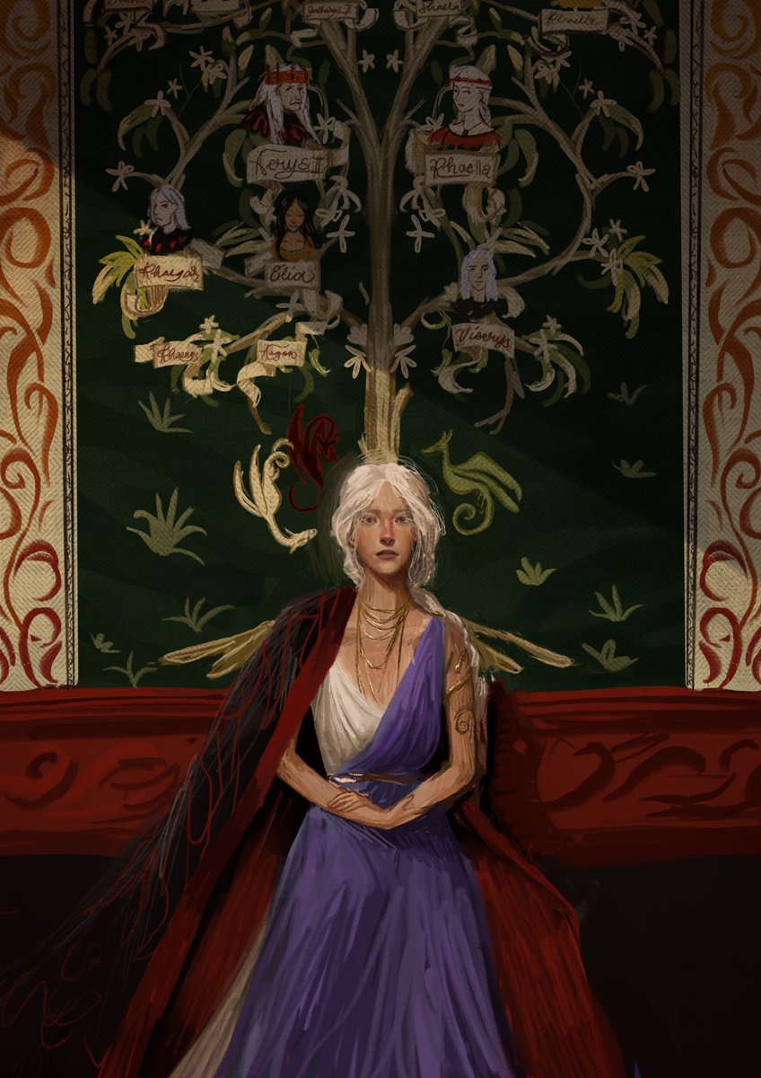 manymanymirrors's tweet image. Daenerys Stormborn, 
daughter of death

#asoiaf #fanart