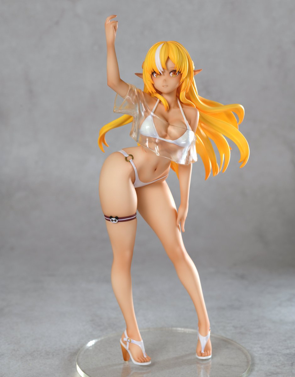 ガレージキット完成しました

ホロライブ 3期生 不知火フレア
3D Works : A4 (Cerberus Project) 様(<a href="/tls1838/">A4</a>)
原型サポート : French Doll(<a href="/Frenchdoll1/">フレンチドール@2025年お疲れ様でした!</a>)

服はビニール素材風の透明にしました。
髪のボリュームが多くそこが苦労しました
健康的な褐色肌とムッチリ太ももが魅力的です