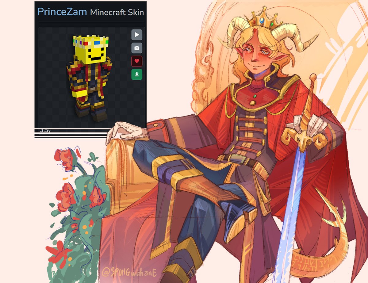 #princezam #princezamfanart #unstablesmp #unstableuniverse 

The Fallen Monarch 👑