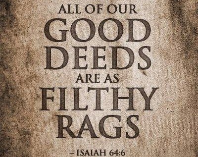 Quit trying to earn your way to heaven. Trust Christ.