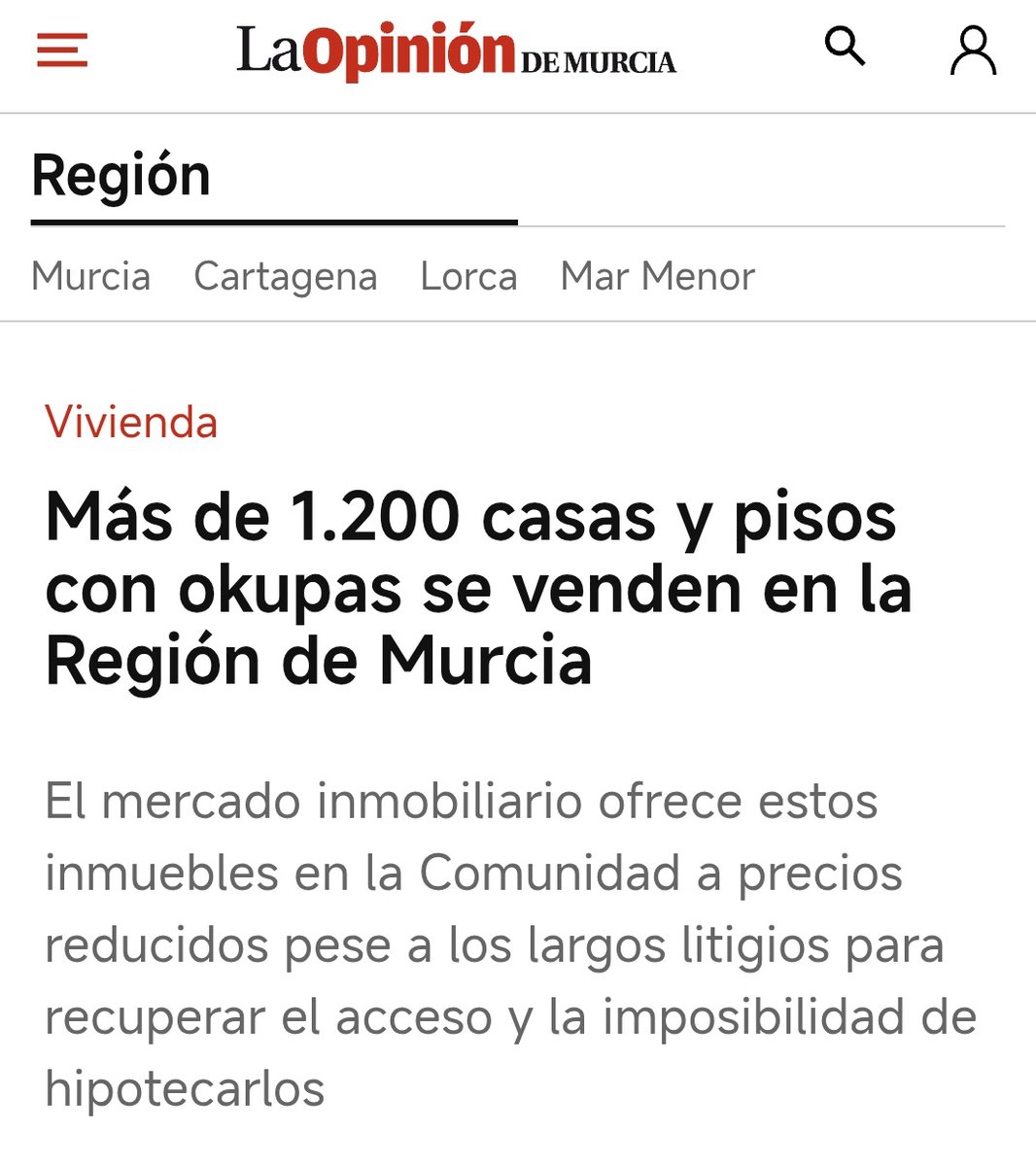 antonioh2003's tweet image. Más de 1.200 casas y pisos con okupas se venden en la Región de Murcia  laopiniondemurcia.es/comunidad/2025…  @diariolaopinion
#AdrianGonzalez