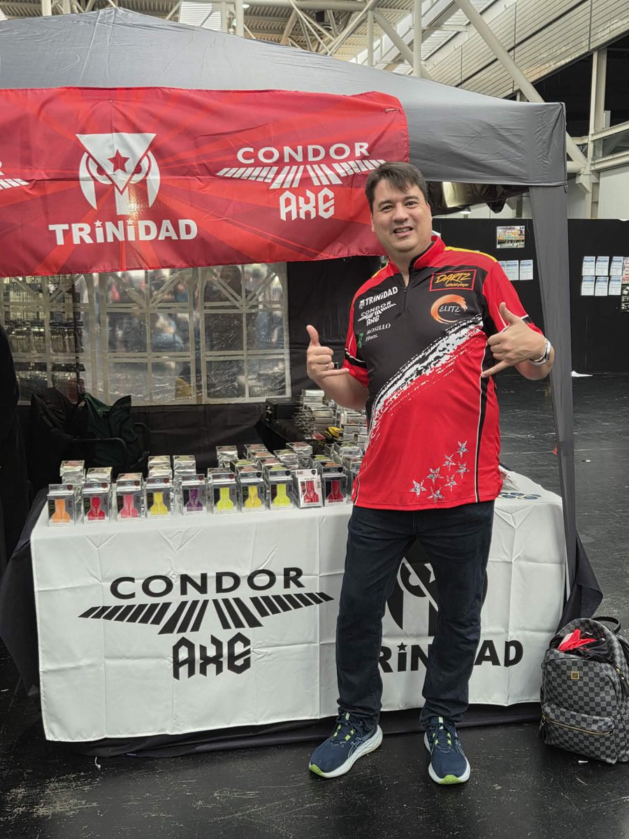 CONDOR_FlightJP's tweet photo. TRiNiDAD and CONDOR booth at World Darts in Spain
Thank you for coming to the booth.
@Trinidad_darts #condor #condoraxe #condoraxe #condoraxes #condoraxe120 #condoraxeneon #condoraxecolor #moldedflight #moldedflights #moldedflightandshaft https://t.co/Ujpw0Tm6J8