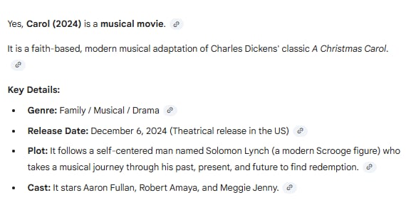 It's not me who said it, I just searched it up. If you believe that Carol is not a movie that has a musical genre, up to you.

Also, I just based my interpretation 'cos it's December, it's not that deep. We can believe whatever we want to believe since Tae only said Carol.