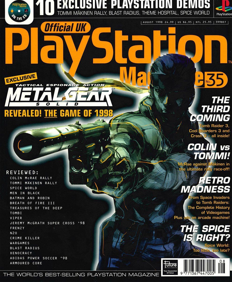 Official UK PlayStation Magazine #35 (1998)