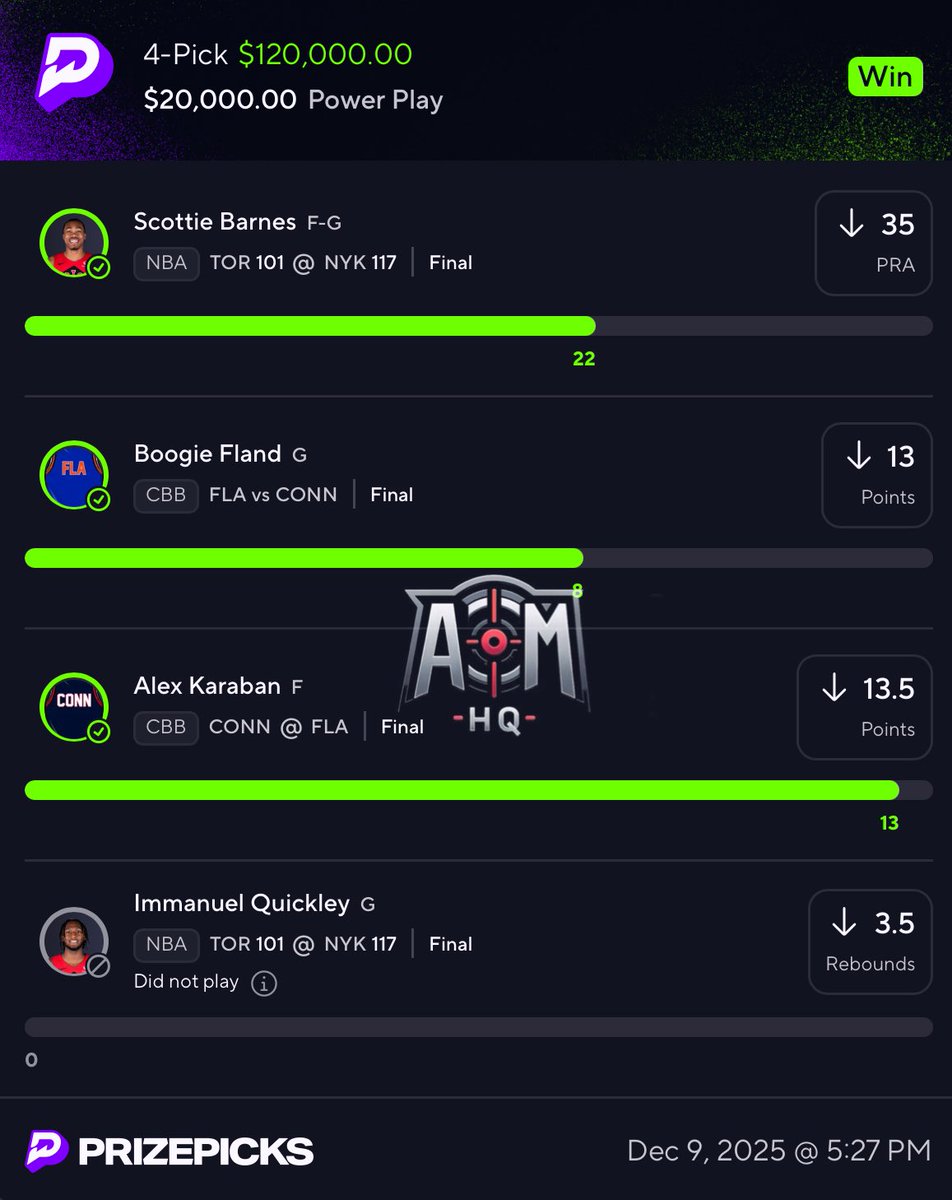 $1,000 to 6 random followers who: LIKES + RTs🤑

CASH THE FREE PRIZEPICKS 4 MAN NUKE FOR $120k😳🔥

🚨𝟳𝟬% 𝗢𝗙𝗙 𝗣𝗥𝗘𝗠𝗜𝗨𝗠 𝗟𝗜𝗡𝗞
👉🏽fanbasis.com/cdl_aim

IF YOU TAILED DROP YOUR SLIP BELOW🔥

#GamblingX #PrizePicks #AimsHQ #GamblingTwitter #GamblingCommunity