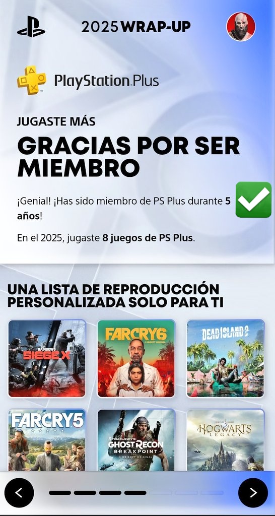 BryanUshija's tweet photo. Así fue mi año #2025 jugando #PlayStation https://t.co/D9DP9dptuT