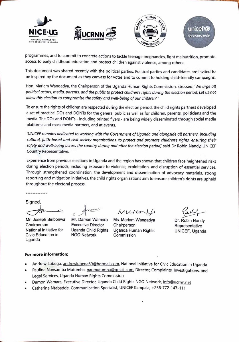 Uganda Human Rights Commission (UHRC) tweet media