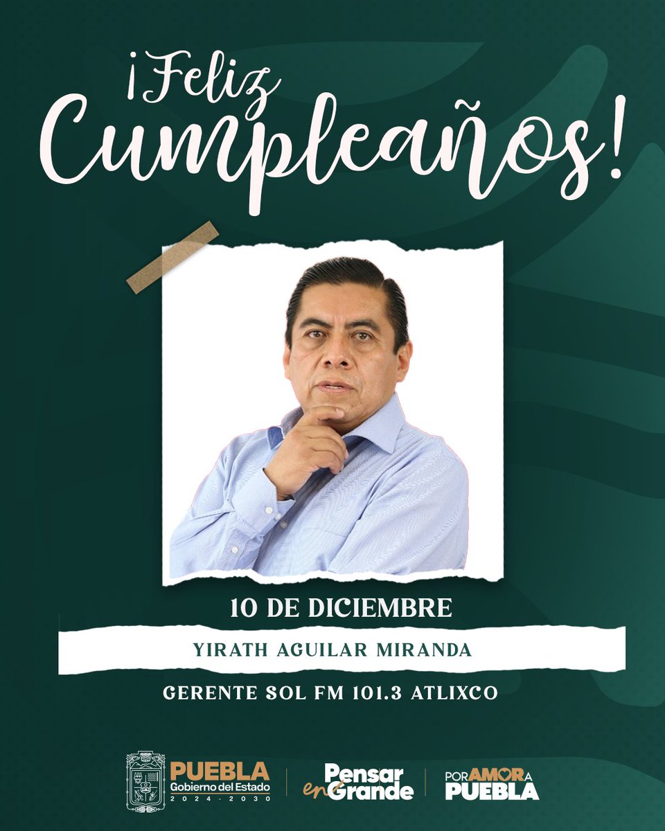 Gobierno de Puebla tweet media