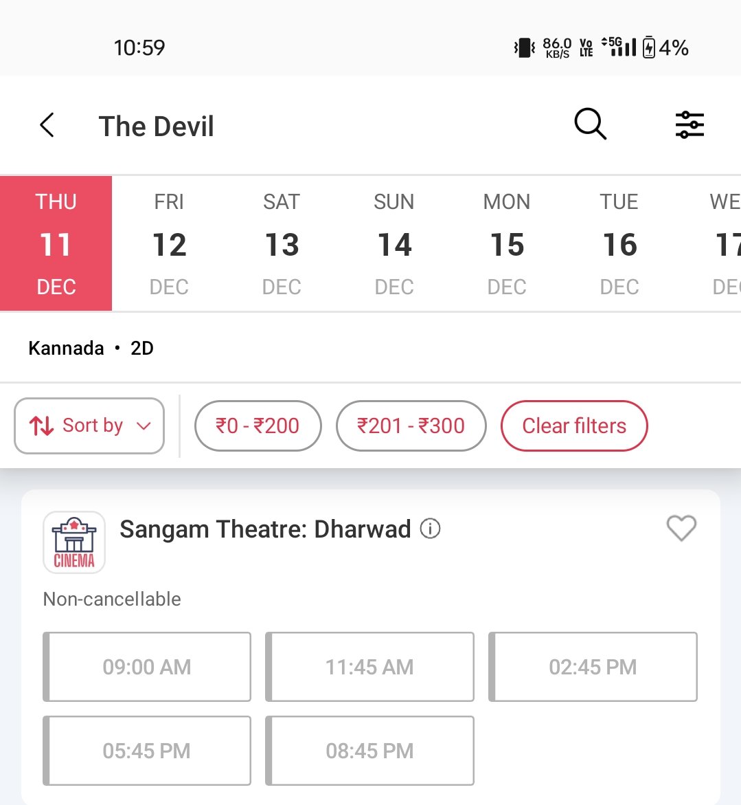 Sangam theatre dharwad all show are SOLD OUT 🔥🔥
#TheDevilBookings #DBoss𓃰