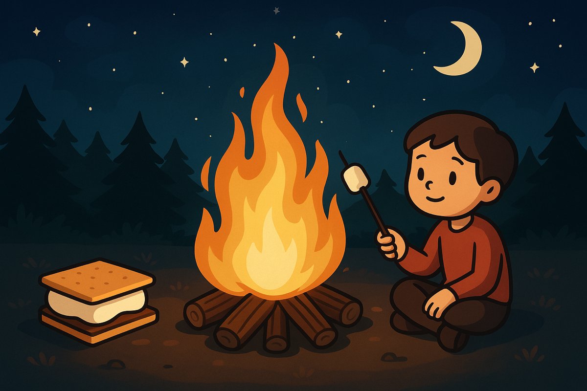 “First night at Camp Haven felt cozy and magical. 🔥✨
S’mores melt ho rahe the, fire crackle kar rahi thi, aur raat ki hawa me ek calm mystery thi—perfect vibes for my first camp story. 🌙
<a href="/DataHaven_xyz/">DataHaven 🫎</a> #CampHaven”