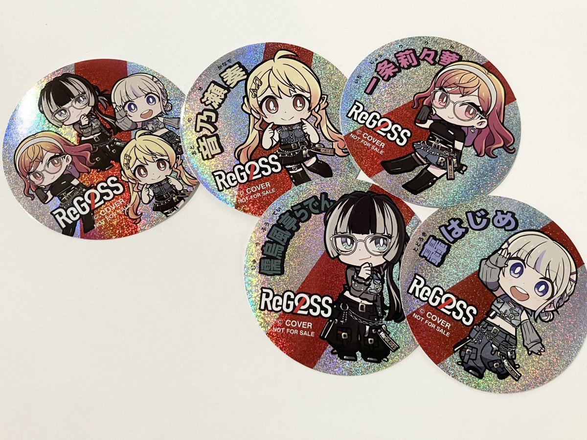 ReGLOSS】 ReGLOSS × HMV&BOOKS SHIBUYA ライブグッズ本日販売開始