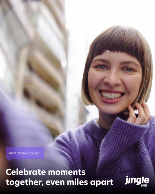Distance shouldn’t stop #celebrations.
Send love, support, and joy  instantly. 💙🌍
#JinglePay #SendJoyHome #ZeroFees