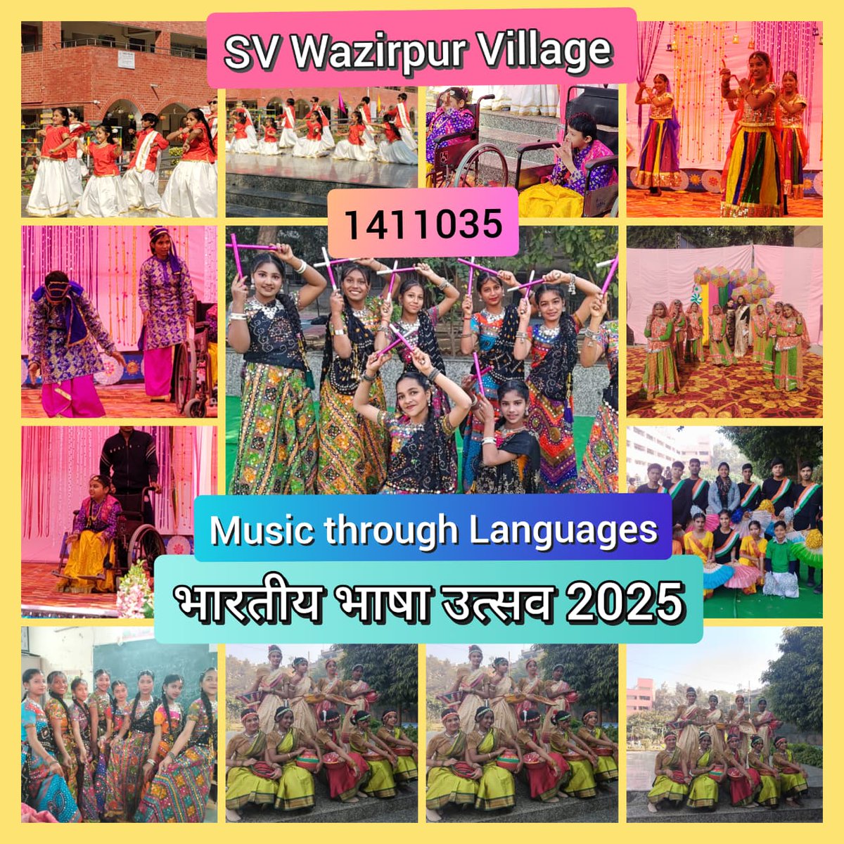 svwp1411035's tweet photo. Celebration of Bhartiya Bhasha Utsav https://t.co/xbguAYFZNr