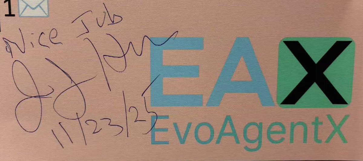 EvoAgentX tweet media