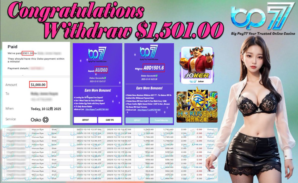 Bigpay77 Australia Online Entertainment tweet media