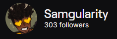 Samgularity1's tweet image. Bro thank you so much for 300 followers on twitch!!! Didn't think I would break it before the end of the year 🥲